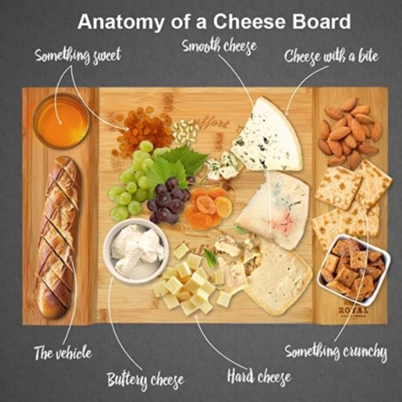 Natural Bamboo Cheese Board BRAND NEW - Picture 5 of 7